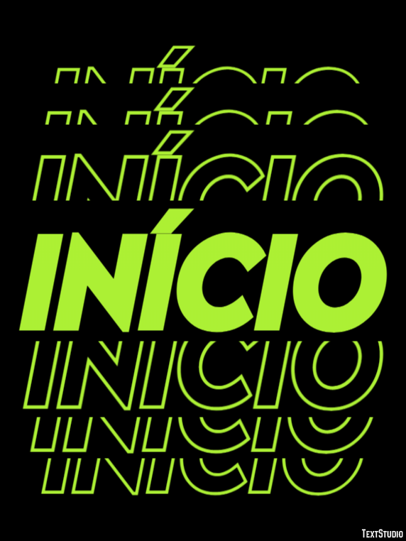 Início Efeito de texto