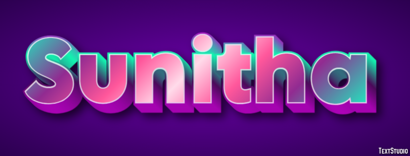 Sunitha Text effect