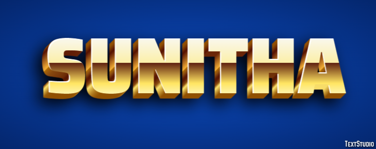 Sunitha Text effect