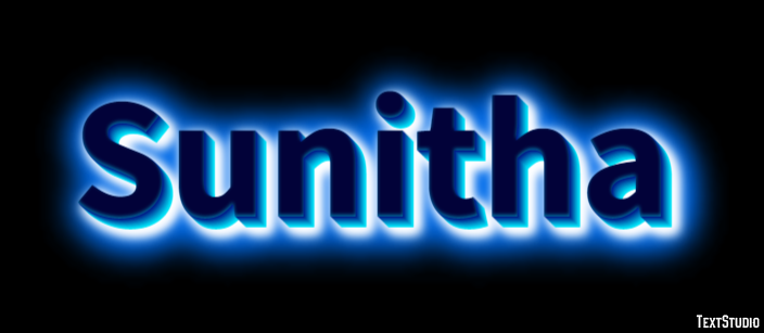 Sunitha Text effect