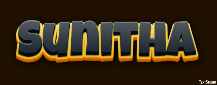 Sunitha Text effect
