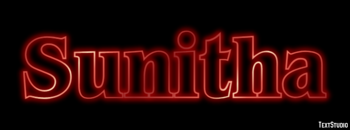 Sunitha Text effect