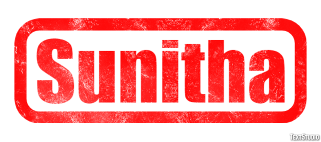 Sunitha Text effect