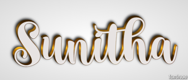 Sunitha Text Effect