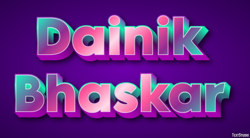 Dainik Bhaskar Efekt tekstowy