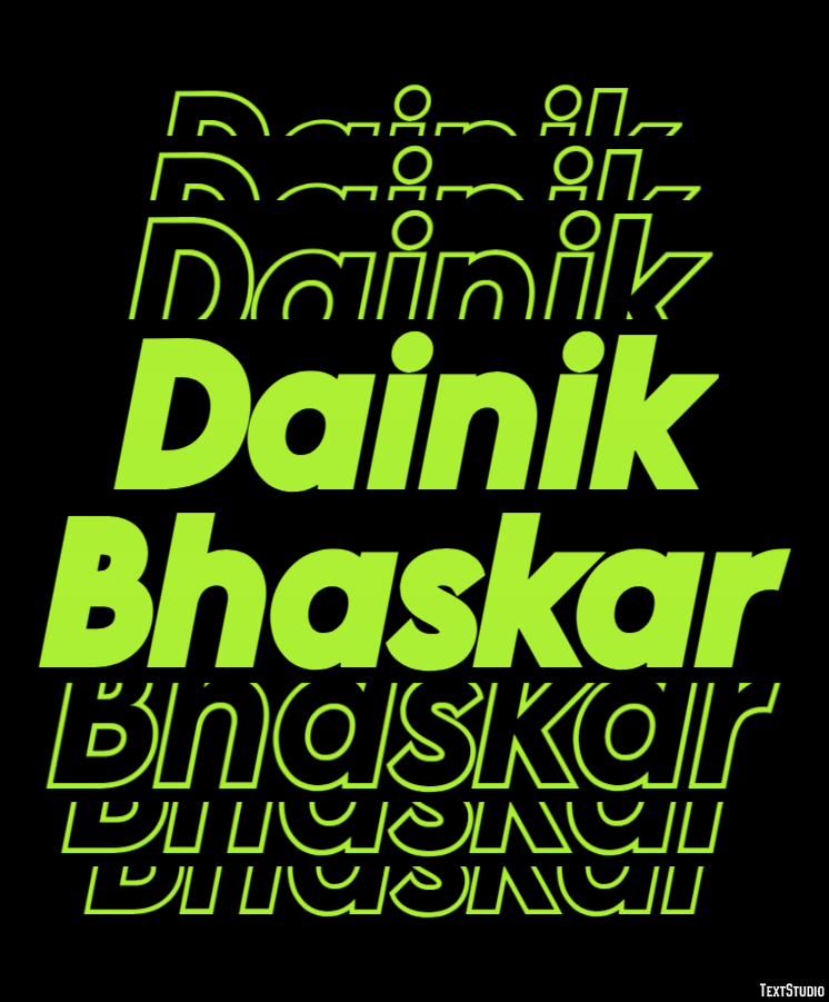 Dainik Bhaskar Metin Efekti