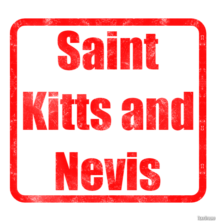 Saint Kitts and Nevis Text effect