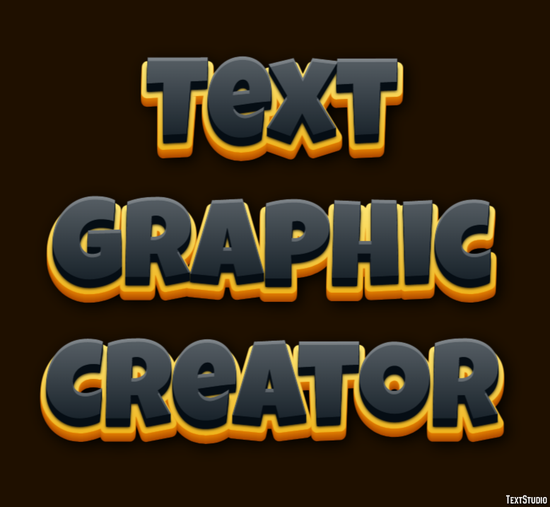 Text Graphic Creator Efeito de texto