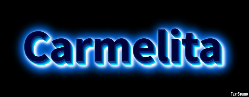 Carmelita Text effect