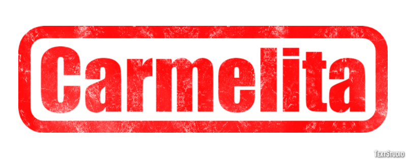 Carmelita Text effect