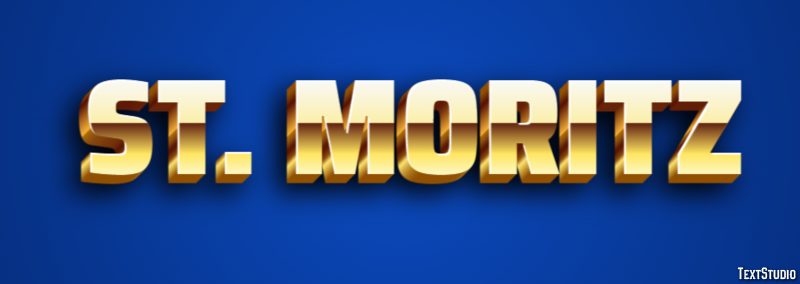 St. Moritz Effet de Texte
