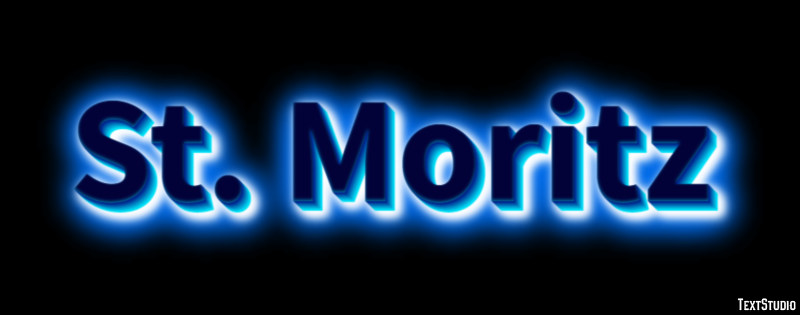 St. Moritz Effet de Texte