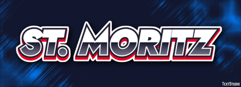 St. Moritz テキスト効果