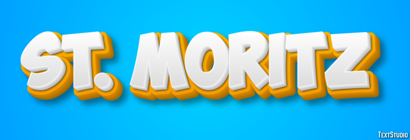 St. Moritz テキスト効果