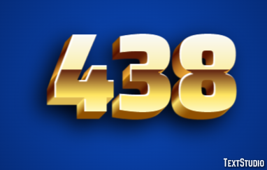 438 Text Effect