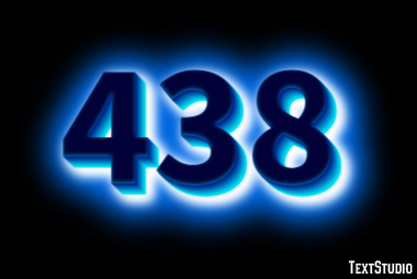 438 Text Effect