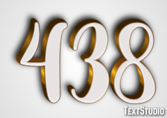 438 Text Effect