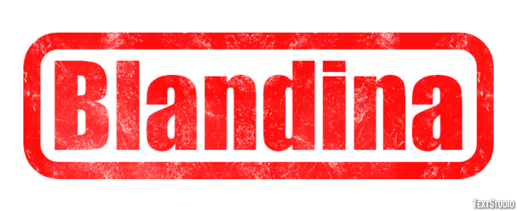 Blandina Effetto testo