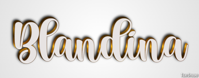 Blandina Effetto testo