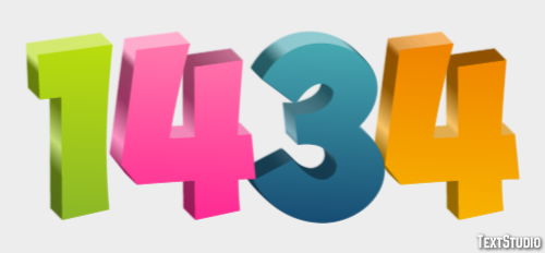 1434 テキスト効果