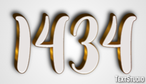 1434 Tekst Effect
