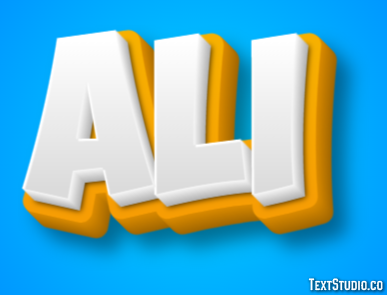 Ali テキスト効果