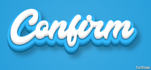 Confirm Text Effect