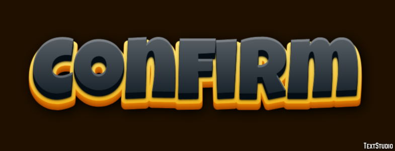 Confirm Efecto de Texto