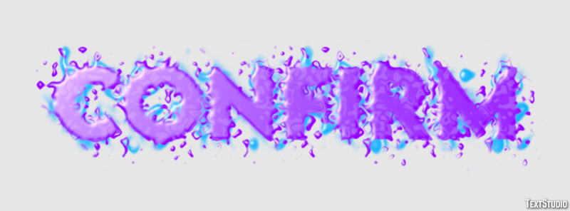 Confirm Text Effect