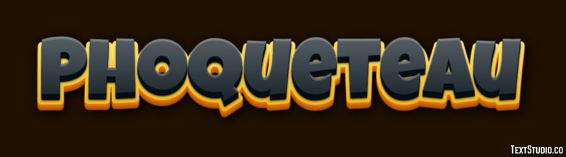 Phoqueteau Texteffekt