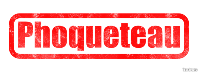 Phoqueteau Texteffekt