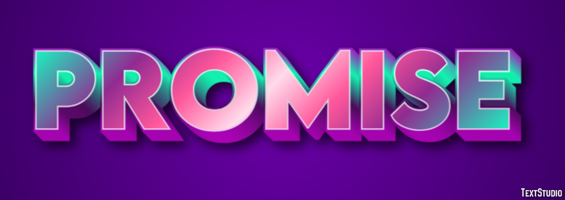 Promise Text Effect