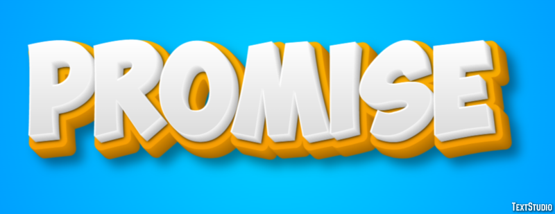 Promise Text Effect
