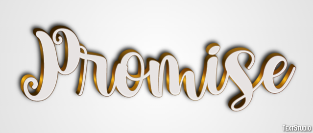 Promise Text Effect