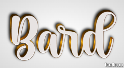 Bard Text effect