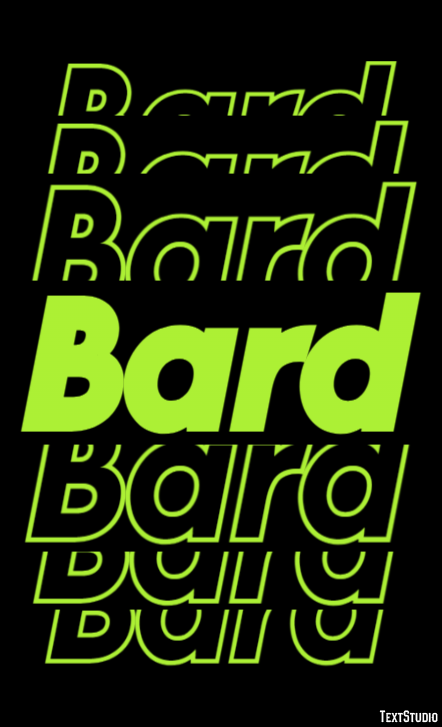 Bard テキスト効果