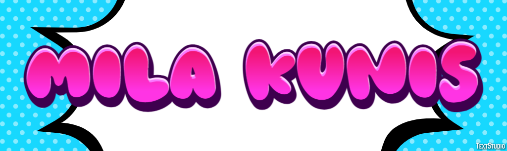 Mila Kunis Text effect