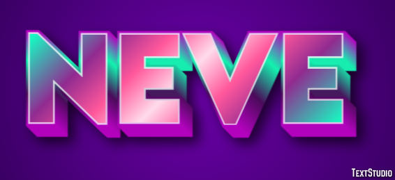 Neve Effet de texte