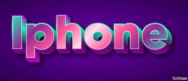 Iphone Tekst Effect