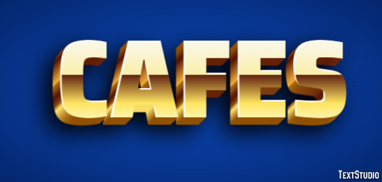 Cafes Tekst Effect