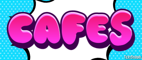 Cafes Texteffekt