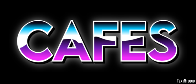 Cafes Texteffekt