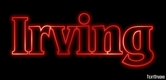 Irving Effetto testo