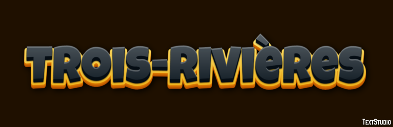 Trois-Rivières Texteffekt
