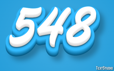 548 Text Effect