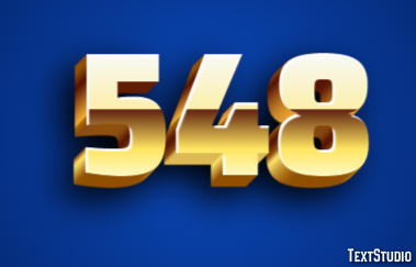 548 Text Effect