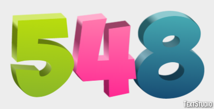 548 Text Effect