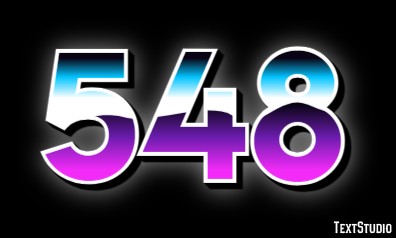 548 Text effect