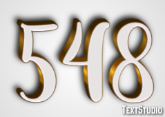 548 Text effect