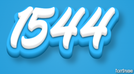 1544 Text Effect